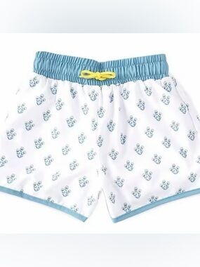 Edgehill Collection Teal and White Swim Bottoms